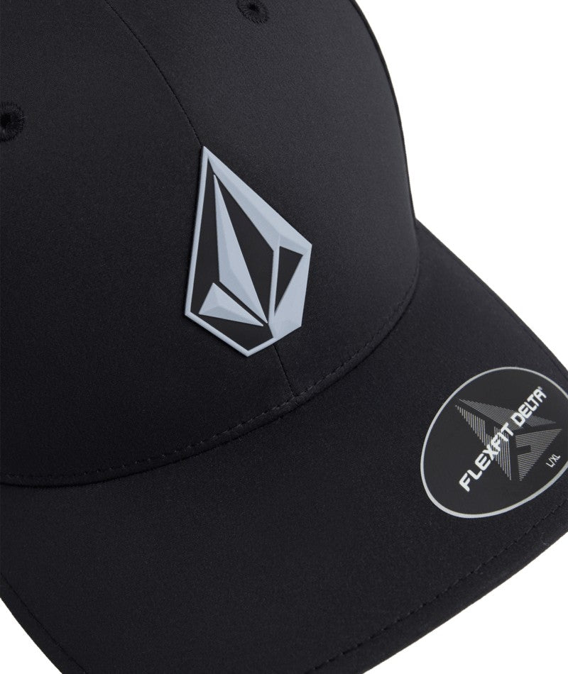 Volcom Stone Tech Flexfit Delta Hat - Black