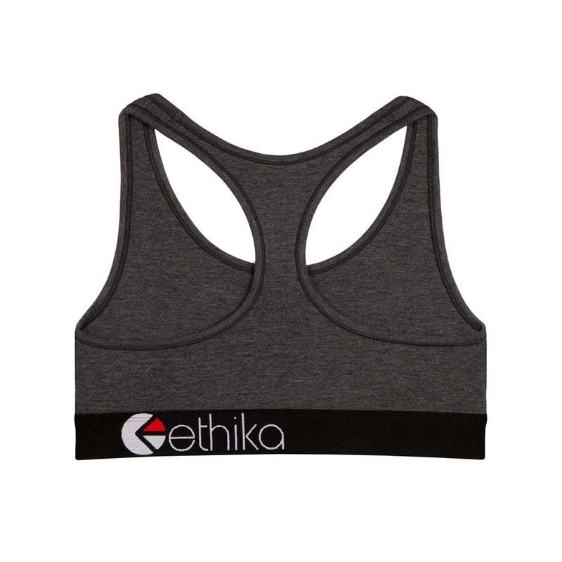 Ethika Dark Heather Girls Sports Bra