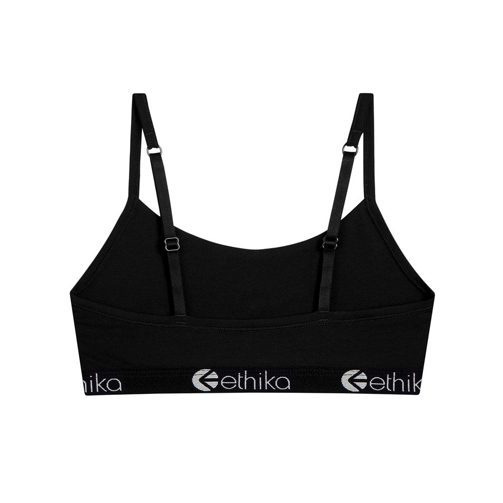 Ethika Midnight Black Girls Pullover Bra