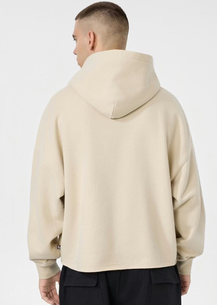 Ethika Unisex Comfort Teddy Hoodie - Cream