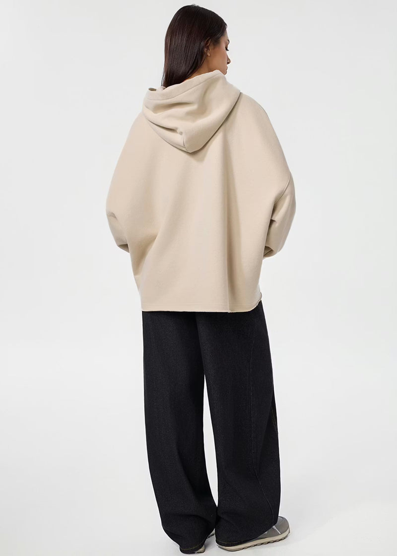 Ethika Unisex Comfort Teddy Hoodie - Cream