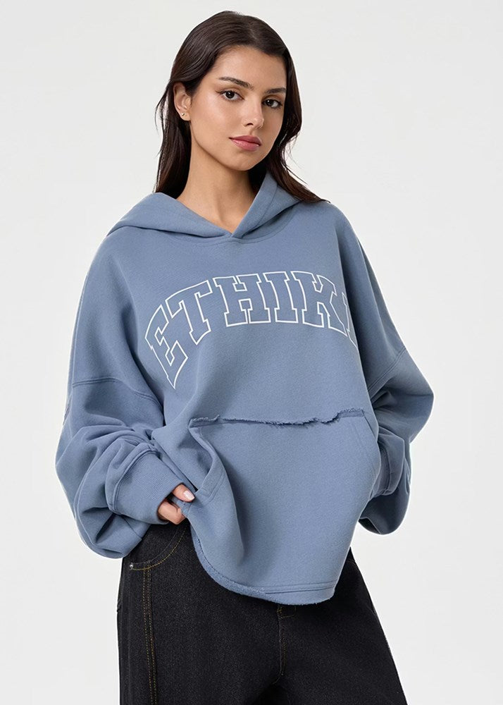 Ethika Unisex Comfort Bunny Hoodie - Blue