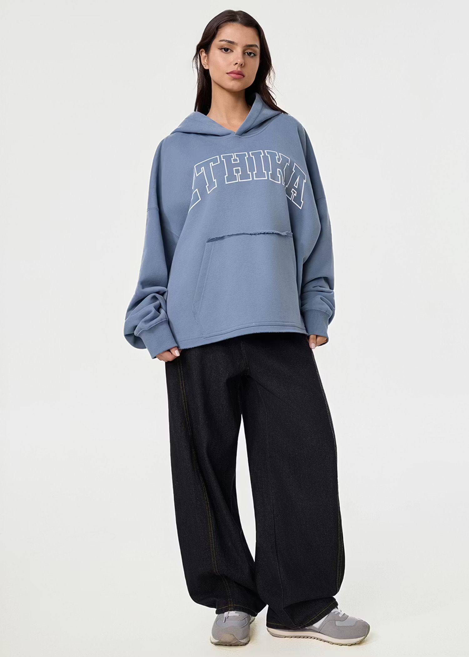 Ethika Unisex Comfort Bunny Hoodie - Blue