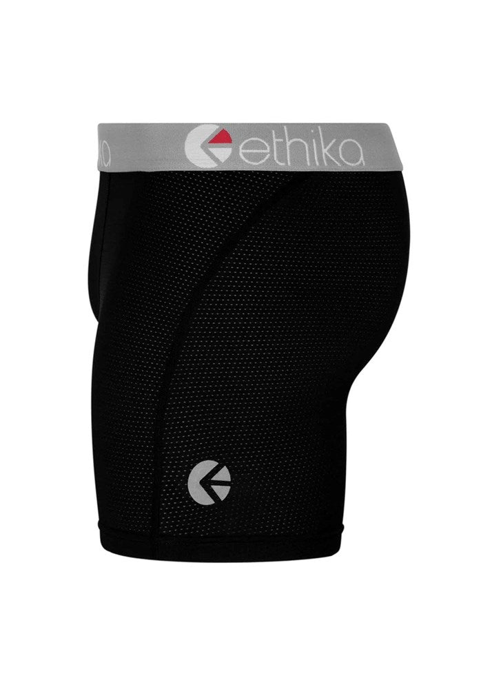 Ethika Mens Micromesh Black Mid