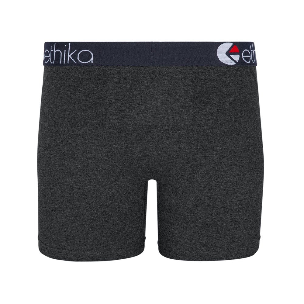 Ethika Mens Heather Black Grey Mid