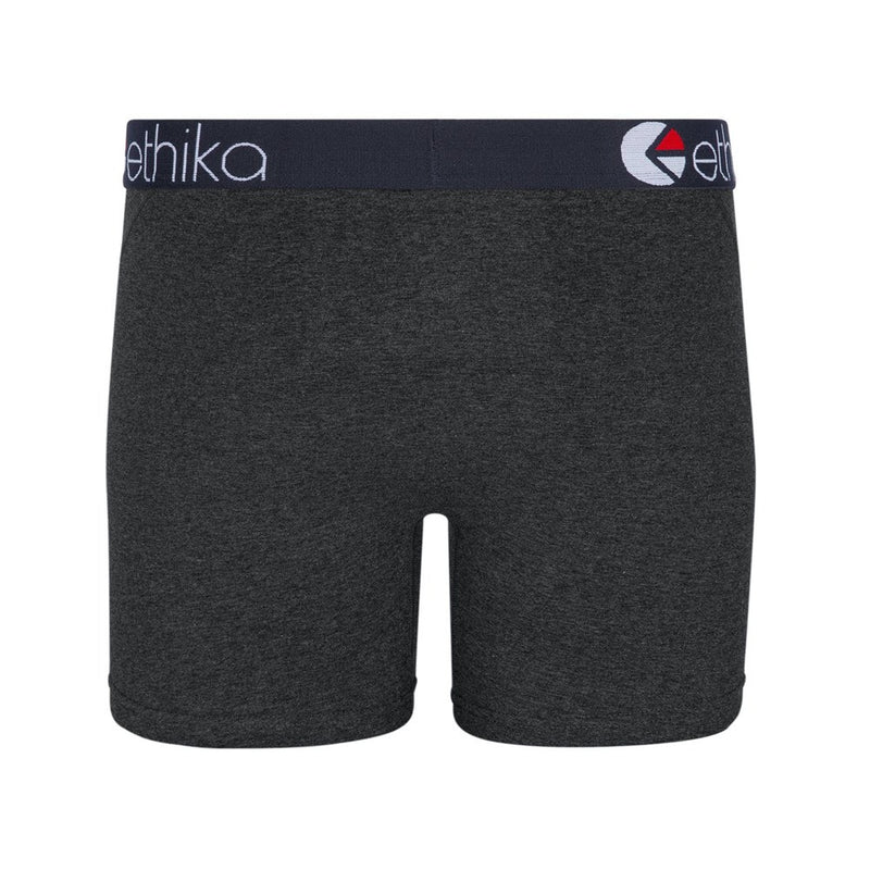 Ethika Mens Heather Black Grey Mid