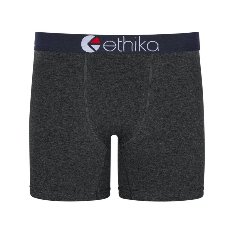 Ethika Mens Heather Black Grey Mid