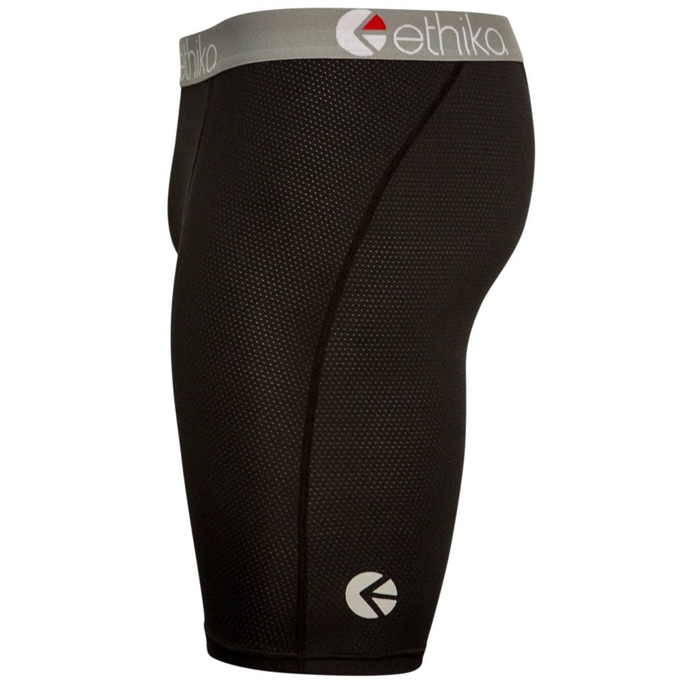 Ethika Mens Micromesh Black Staple