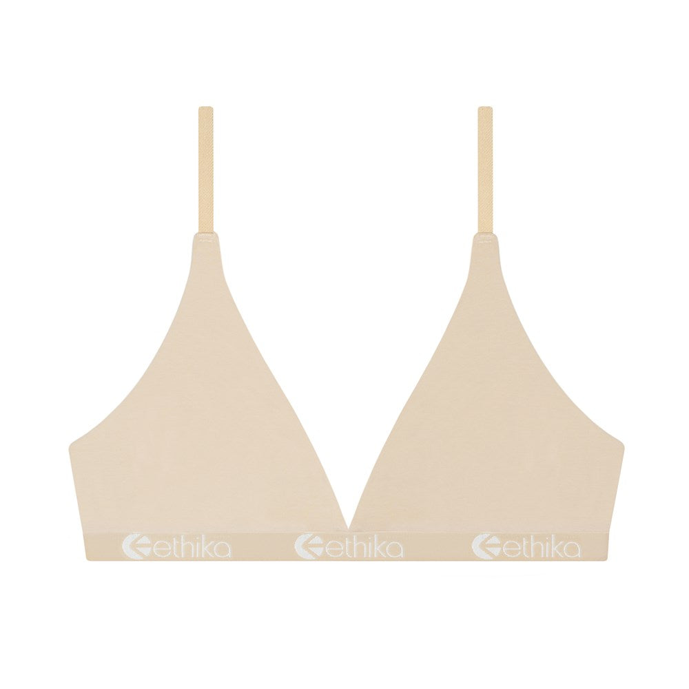 Ethika Modal Triangle Bra - Nude