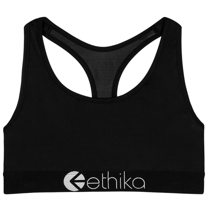 Ethika Womens Subzero Black Sports Bra