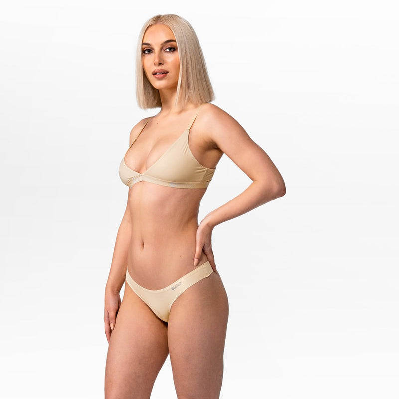 Ethika Seamless Thong - Desert Sand