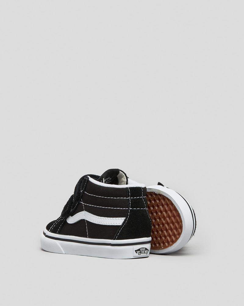 Vans Sk8-Mid V Toddlers Reissue - Black/True White