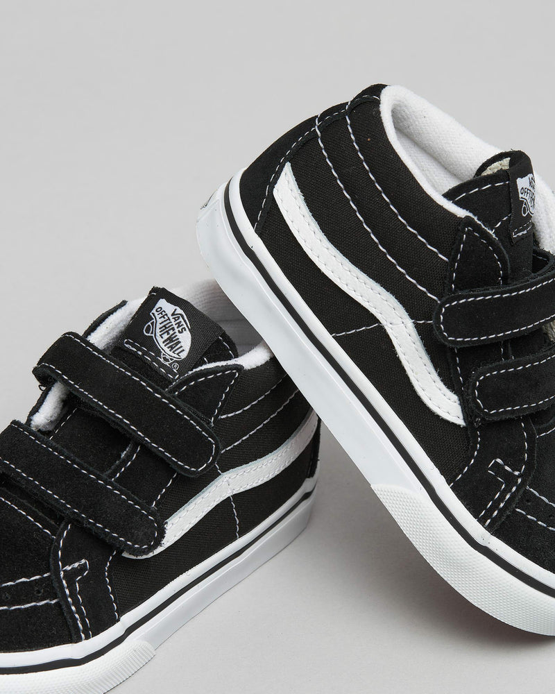 Vans Sk8-Mid V Toddlers Reissue - Black/True White