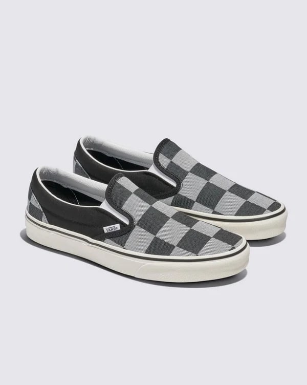 Vans Classic Slip-On Mono Checkerboard - Black