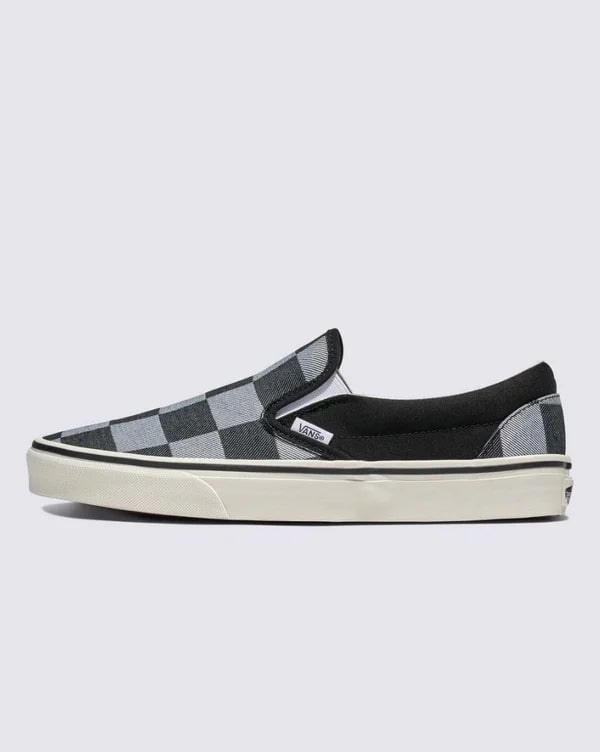 Vans Classic Slip-On Mono Checkerboard - Black