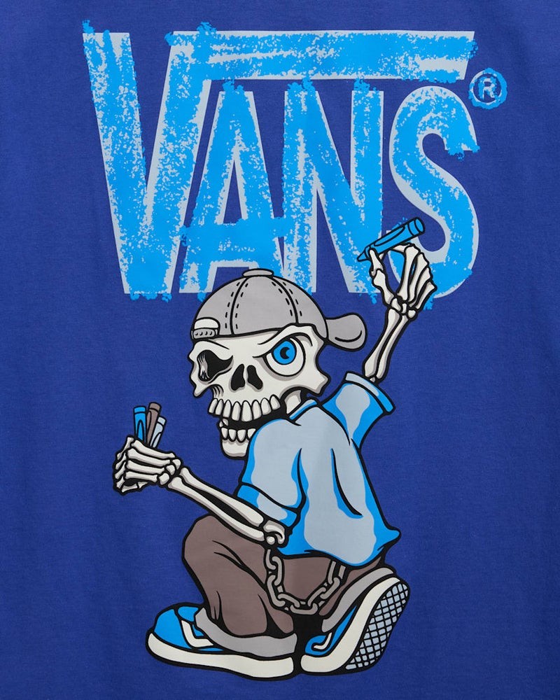 Vans Lil Reggie Mischief Boys Tee - Royal Cobalt