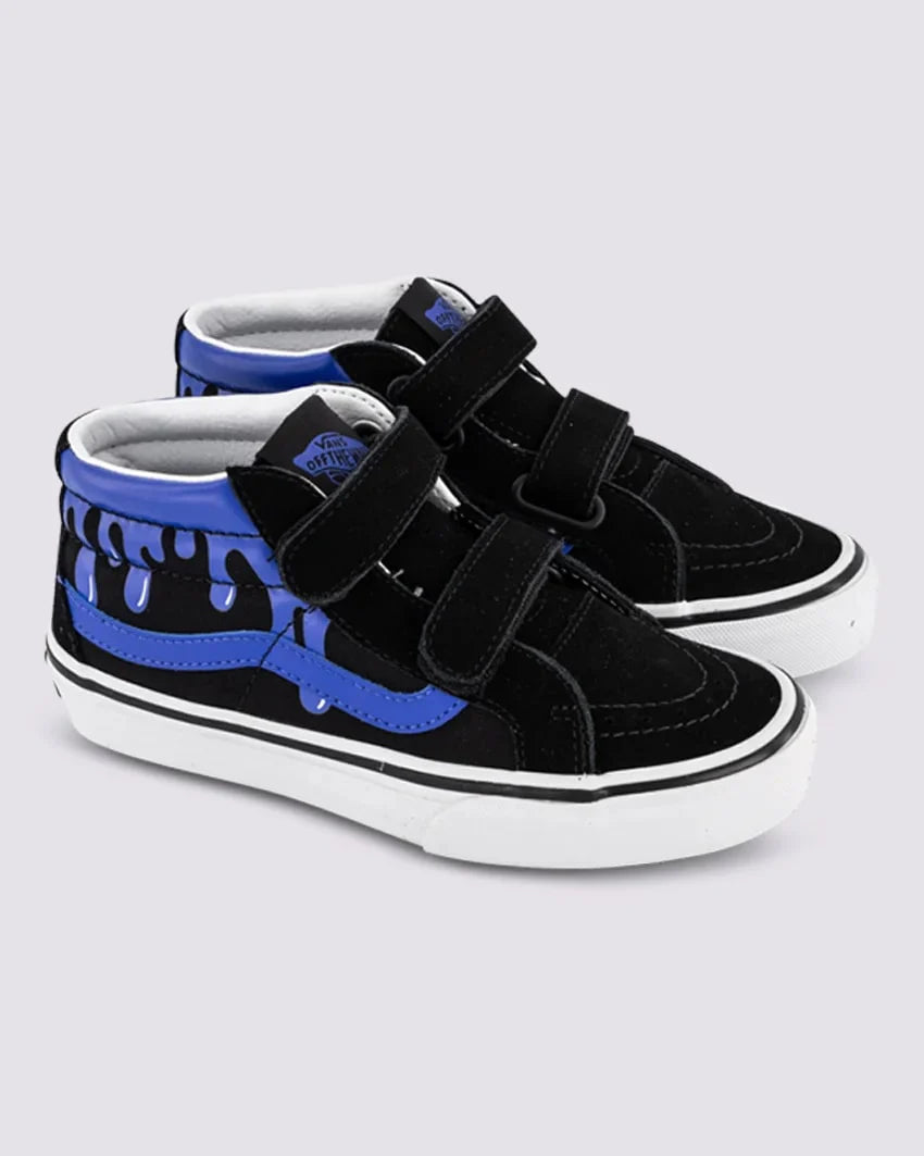 Vans Sk8-Mid Reissue Kids V Glow Slime - Black / Blue