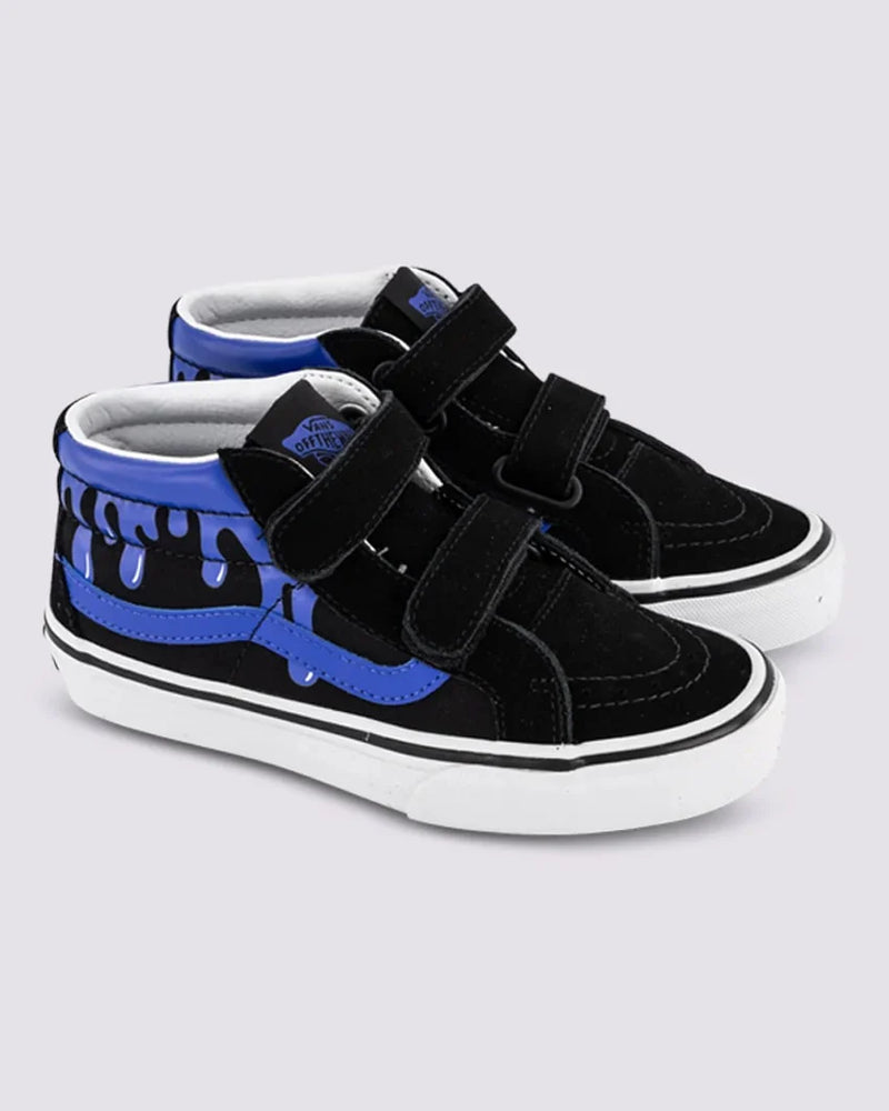 Vans Sk8-Mid Reissue Kids V Glow Slime - Black / Blue