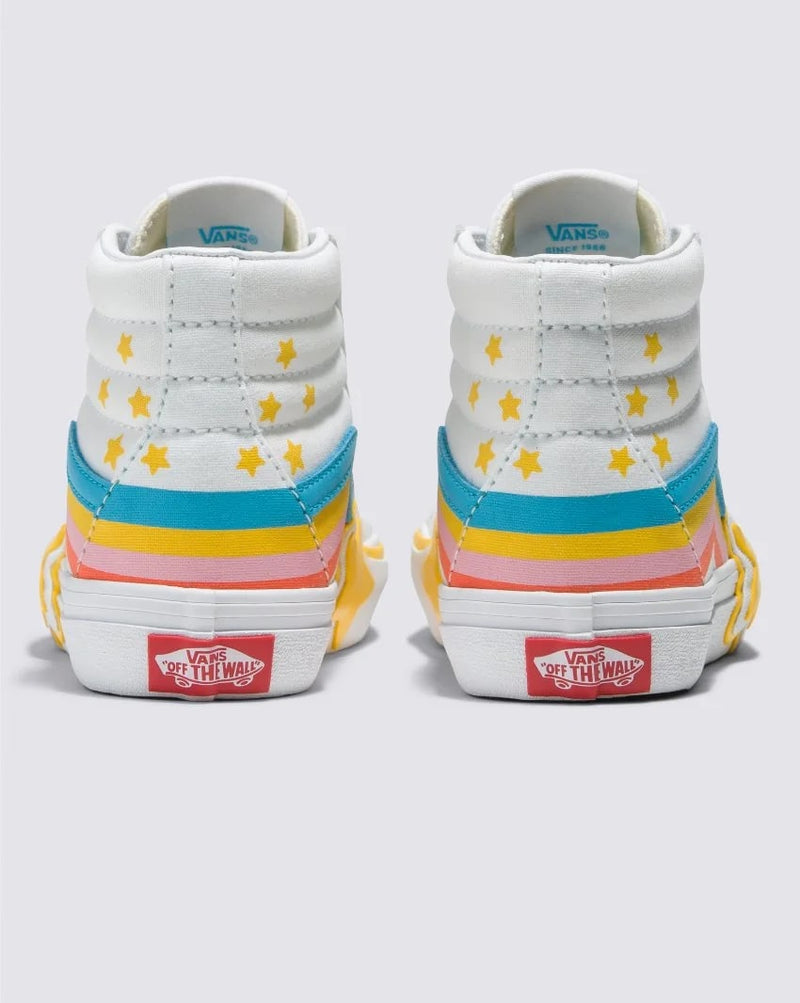 Vans Sk8-Hi Kids Rainbow Star / Rad Rainbow
