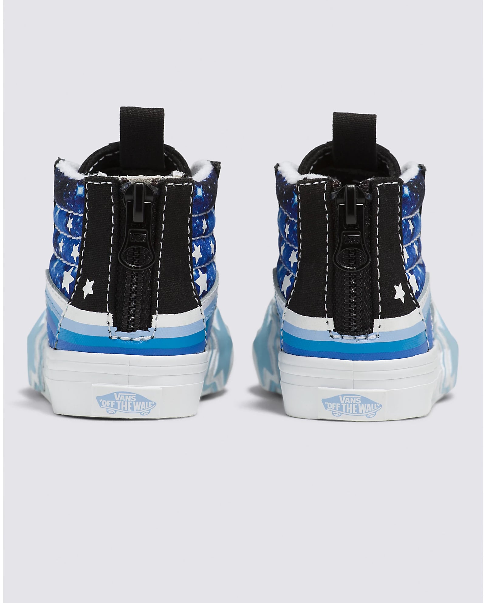 Vans Sk8-Hi Zip Toddlers Rainbow Glow Galaxy Black / Blue