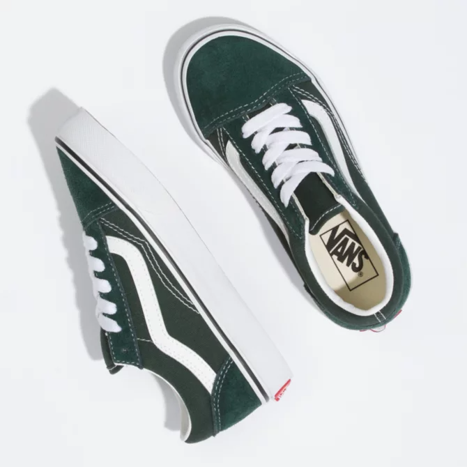 Vans Old Skool Kids - Scarab / True White
