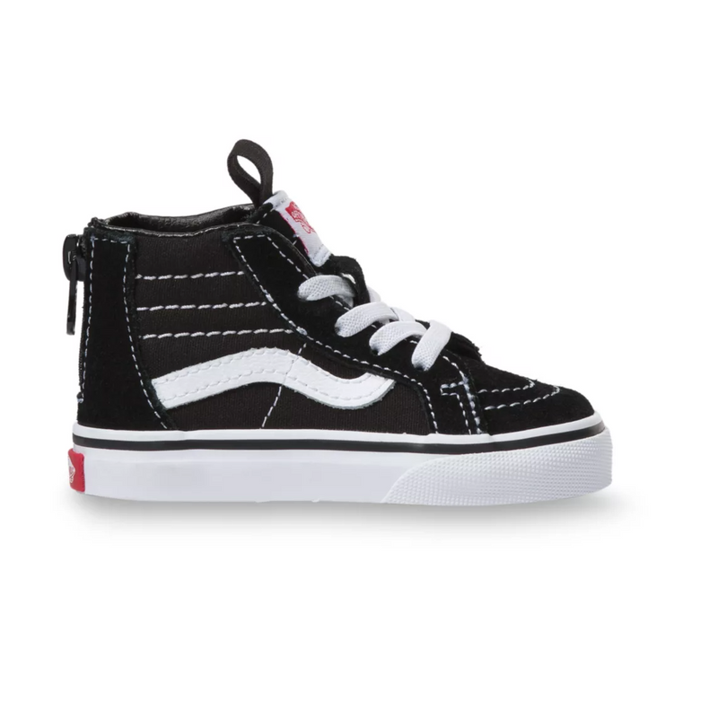 Vans Sk8 Hi Zip Toddlers - Black / White