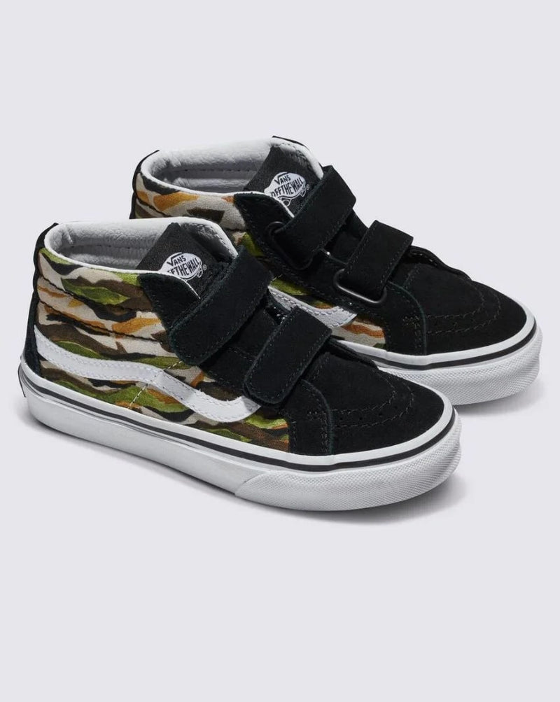 Vans Sk8-Mid Reissue V Kids - Painted Camo Green/Multi