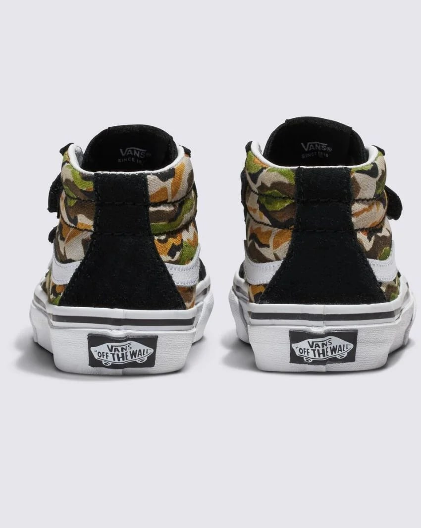 Vans Sk8-Mid Reissue V Kids - Painted Camo Green/Multi