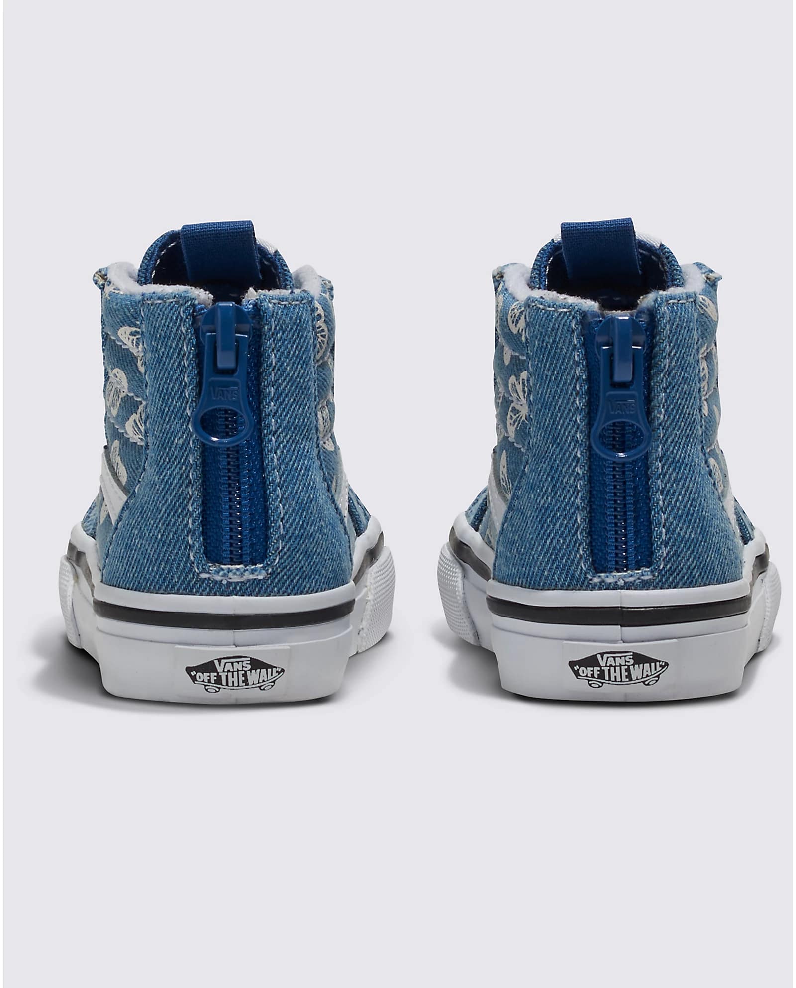 Vans Sk8-Hi Zip Toddlers Denim Navy / True White