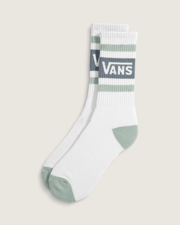 Vans Drop V Crew Socks - Gray Olive