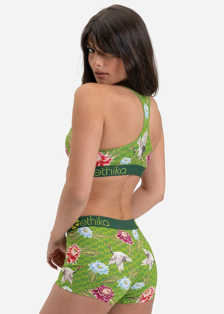 Ethika Womens Crane Heritage Sports Bra