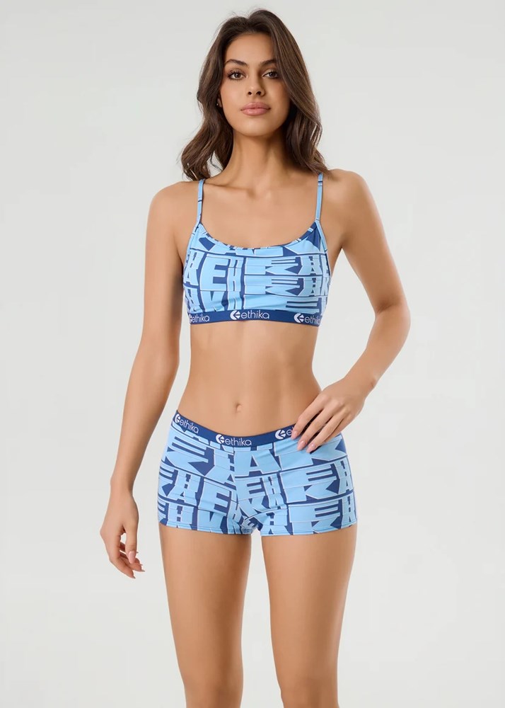 Ethika Womens Stacked Pullover Bra