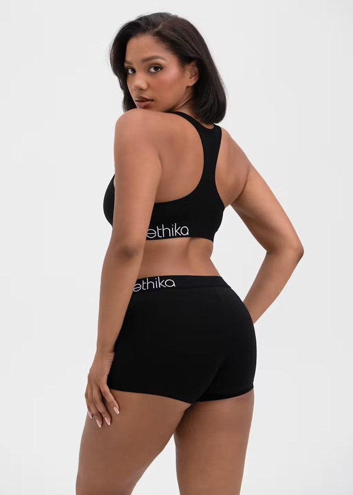 Ethika Womens Midnight Black Staple