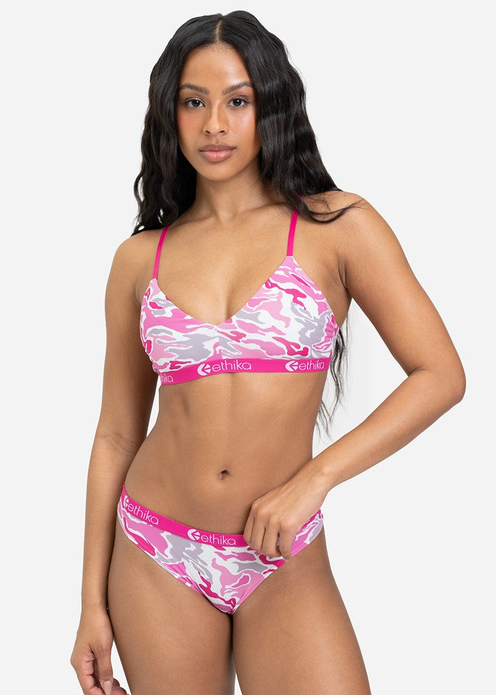 Ethika Womens Snow Cap V-Neck Bra