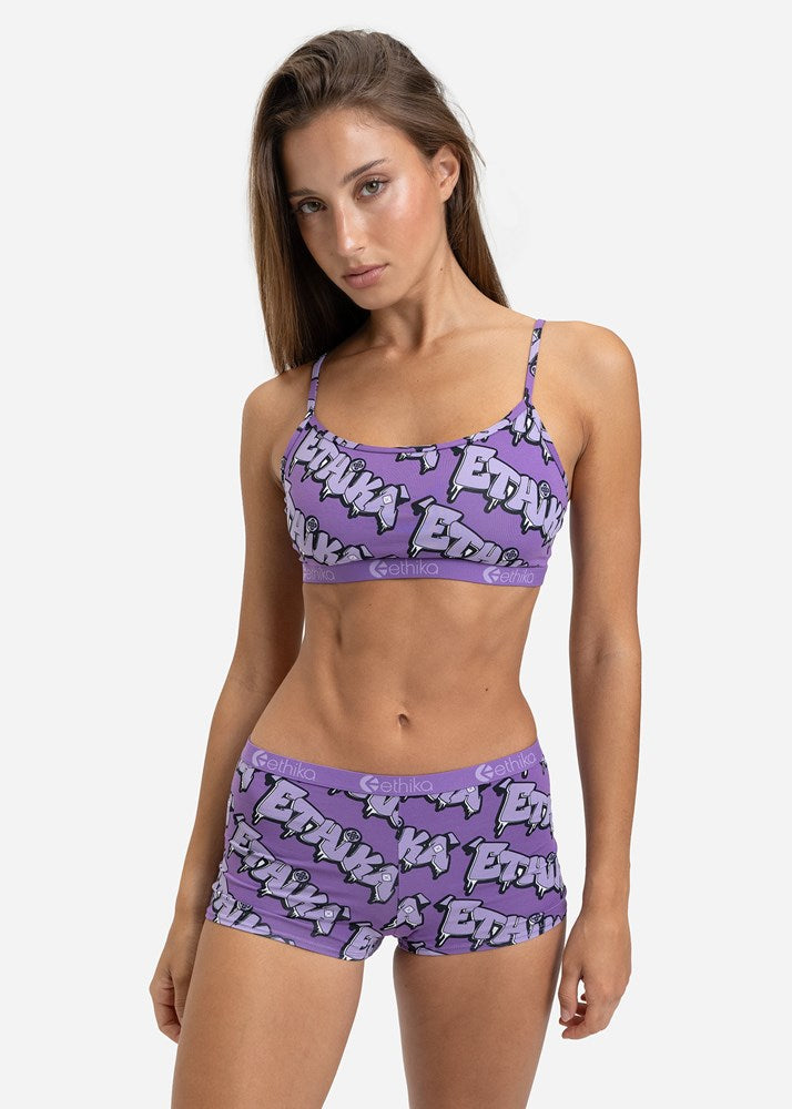 Ethika Womens Drip Wave Pullover Bra
