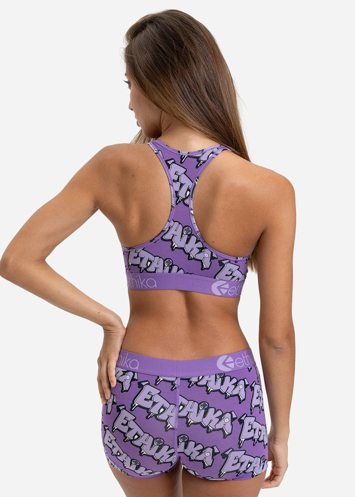 Ethika Womens Drip Wave Sports Bra