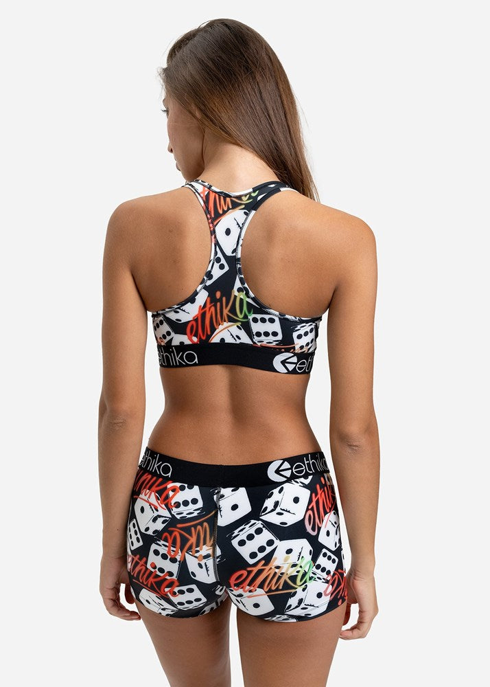 Ethika Womens Dice Flow Sports Bra