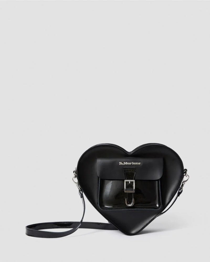 Dr. Martens Heart Backpack - Black Kiev & Patent Lamper
