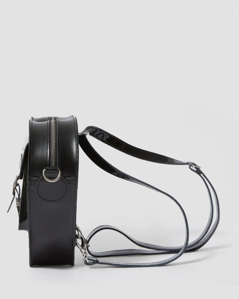Dr. Martens Heart Backpack - Black Kiev & Patent Lamper