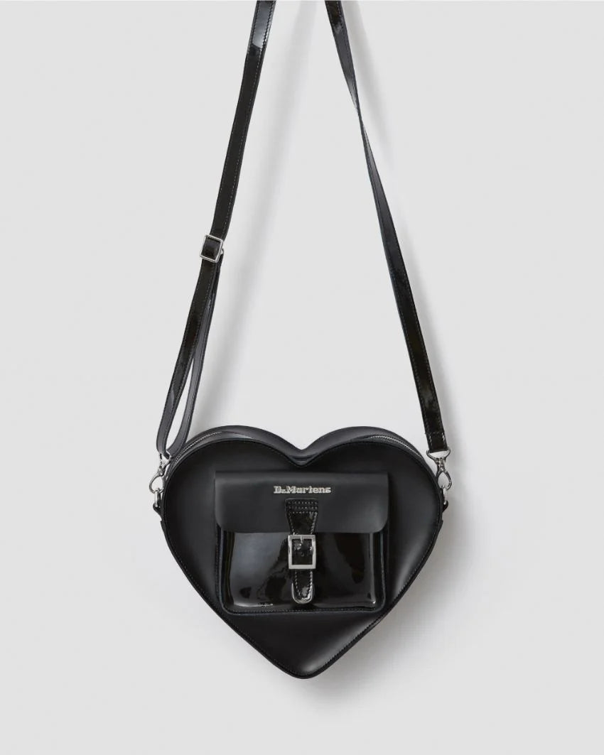 Dr. Martens Heart Backpack - Black Kiev & Patent Lamper