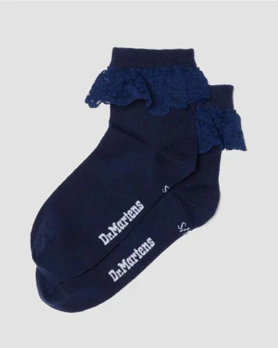 Dr Martens Frill Sock Organic Cotton Blend - Midnight Blue