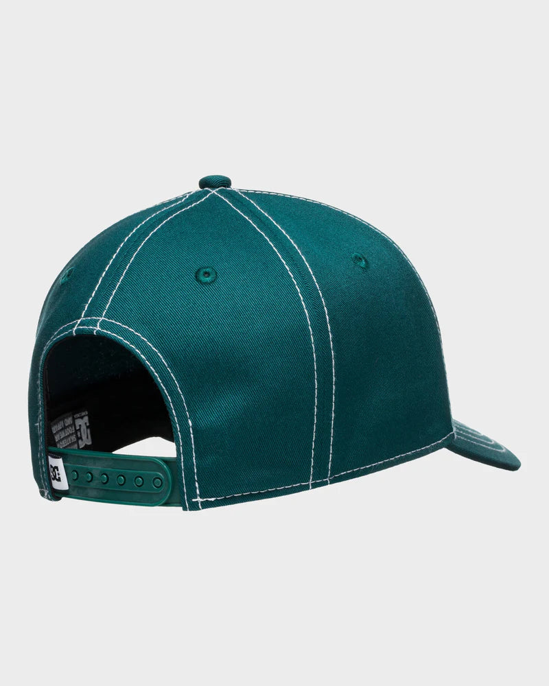 DC Boys Cap Star Snapback - Deep Lichen Green