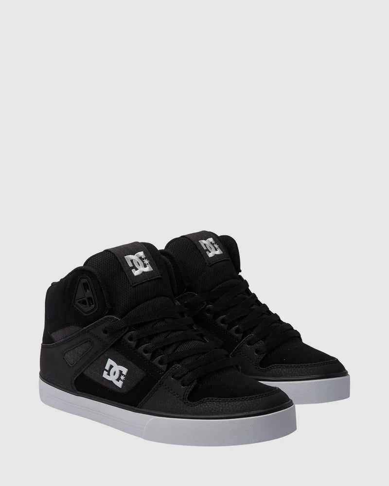 DC Pure High-Top WC - Black/White/Battleship