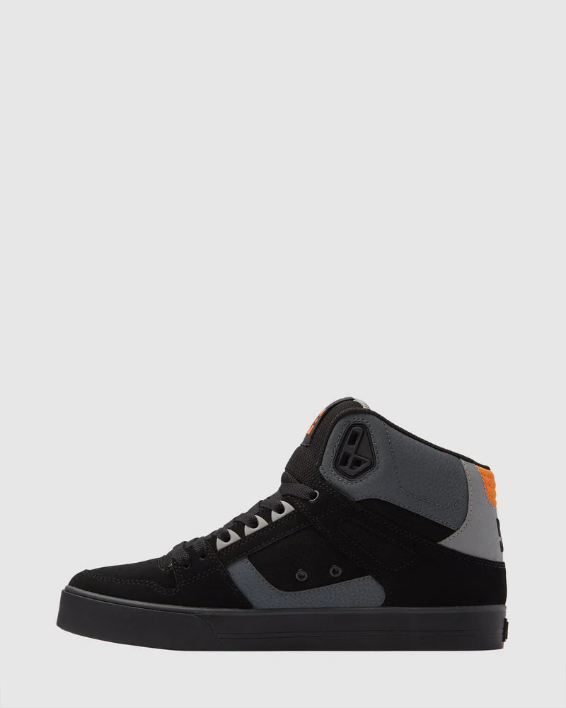DC Pure High-Top WC - Black/Orange/Grey
