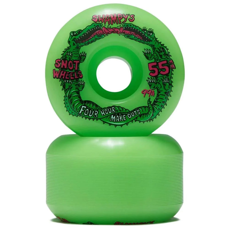 SNOT WHEELS 55 99 SWAMPY'S FOUR HOUR MAKE OUTS CONICAL GREEN