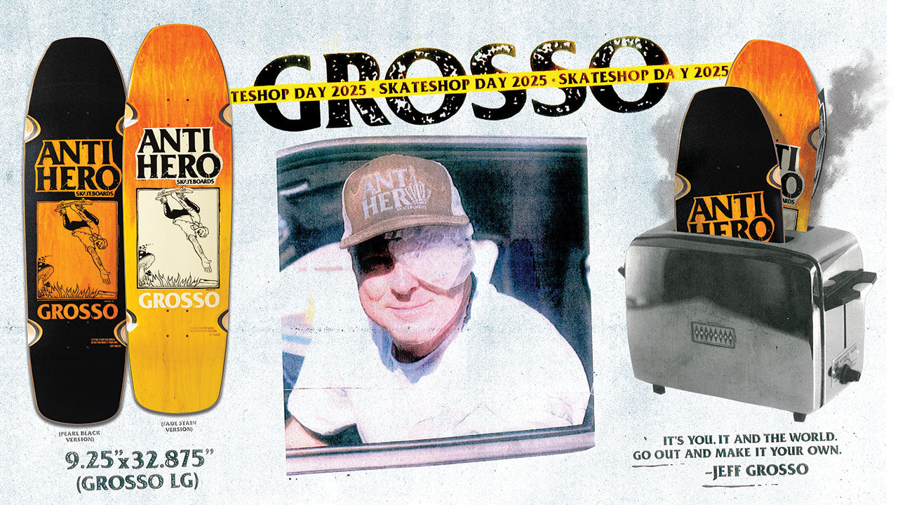 Antihero SSD Grosso Hand Plant Fade 9.25" Deck