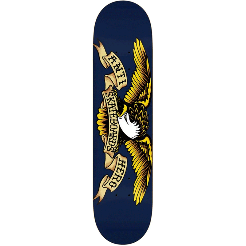 ANTIHERO TEAM CLASSIC EAGLE 8.5" NAVY DECK