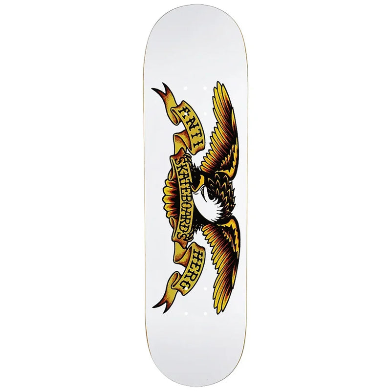 ANTIHERO TEAM CLASSIC EAGLE 8.75" WHITE DECK