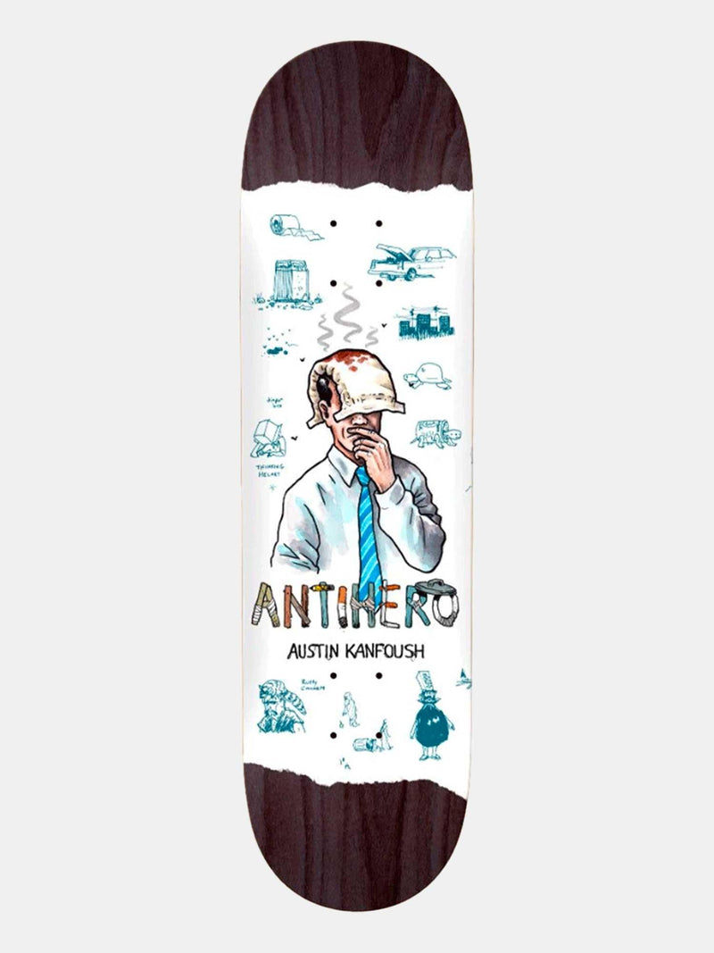 Antihero Deck Austin Kanfoush Recycling - Assorted Stains - Empire Skate