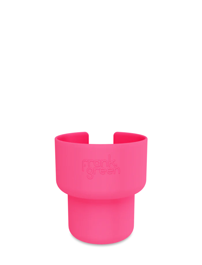 Frank Green Car Cup Holder Expander - Neon Pink